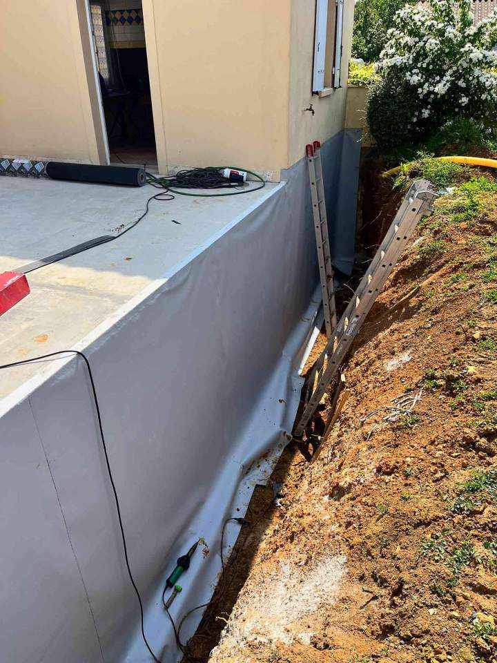 Travaux d’étanchéité des soubassements Aizenay