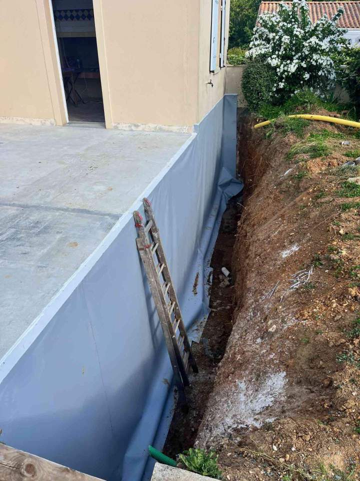 Travaux d’étanchéité des soubassements Aizenay