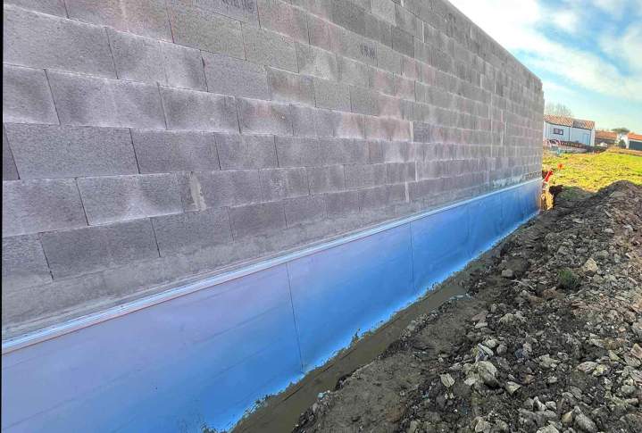 Travaux d’étanchéité des soubassements Aizenay