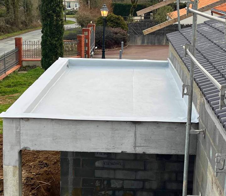 Étanchéité toiture terrasse accessible Aizenay